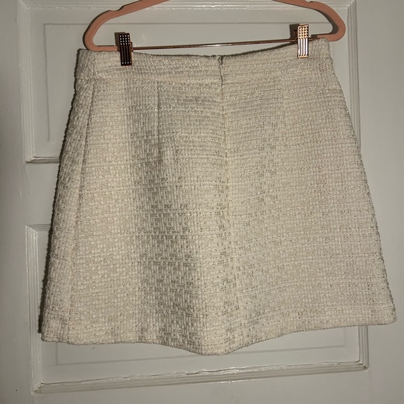 H&M RHINESTONE-BUTTON JACKET XL •AND•   H&M Boucle Tweed Mini Skirt size 10 - Picture 7 of 8